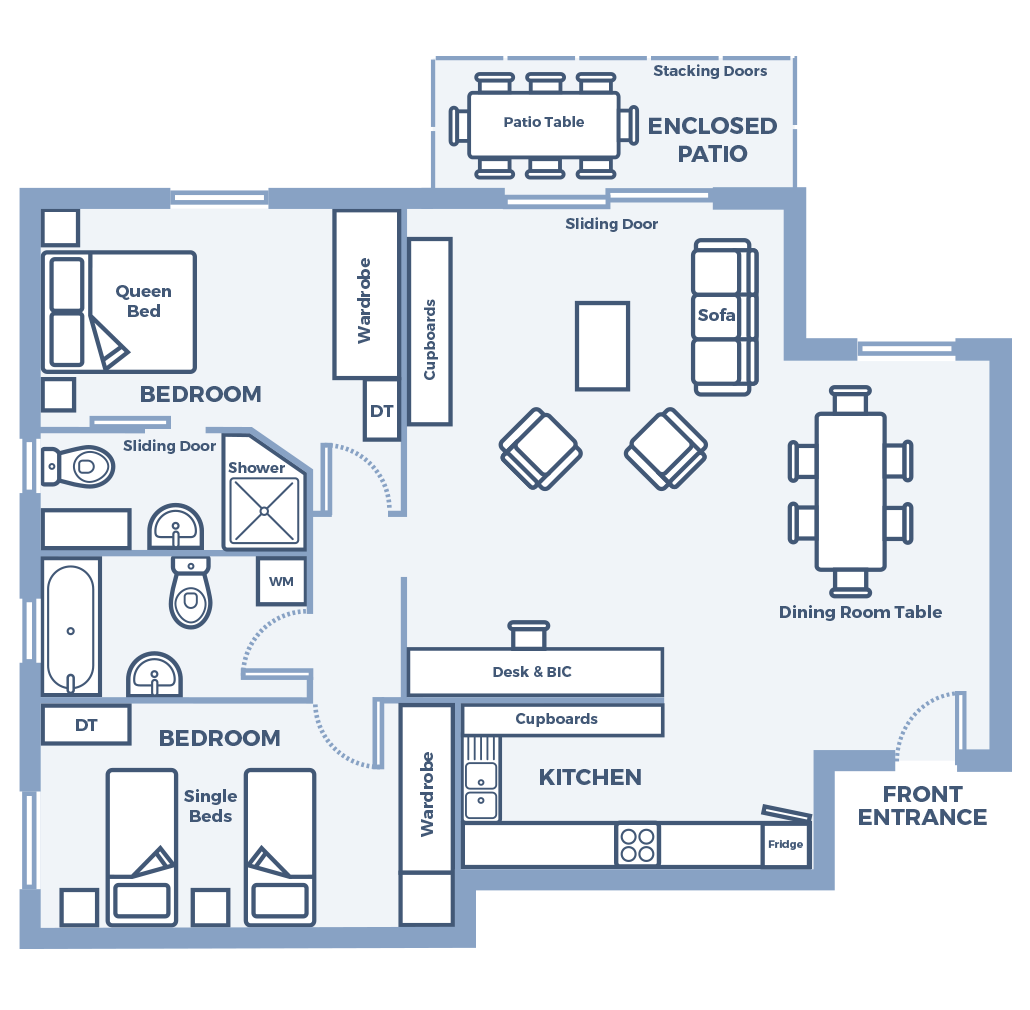 Century City Collection- Palma 103 Floor Plan